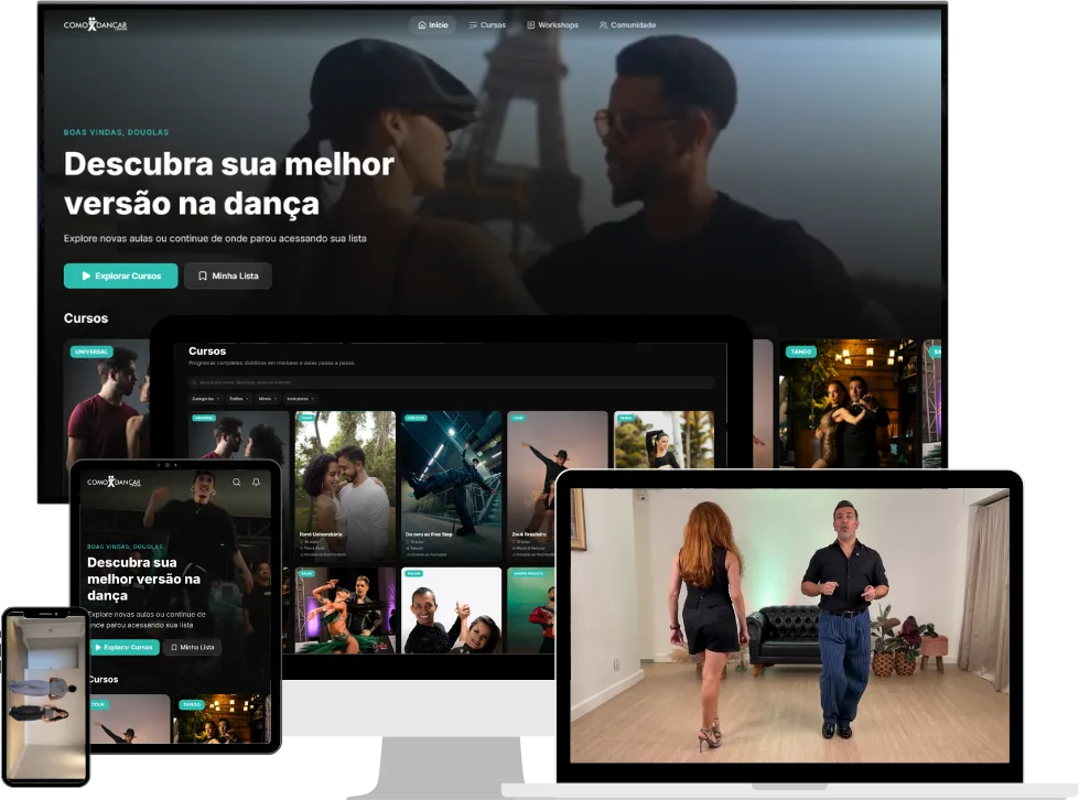 Como Dançar Online em todos os dispositivos